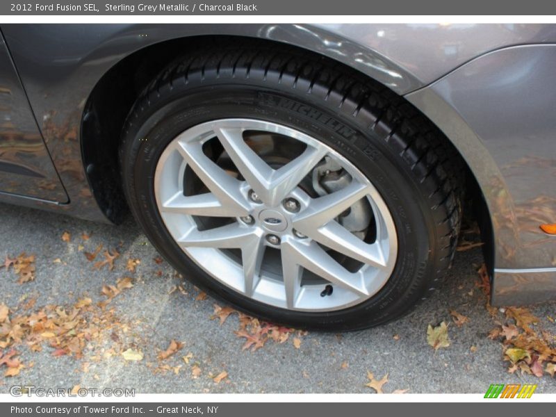 Sterling Grey Metallic / Charcoal Black 2012 Ford Fusion SEL