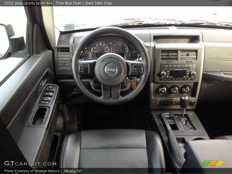 True Blue Pearl / Dark Slate Gray 2012 Jeep Liberty Sport 4x4