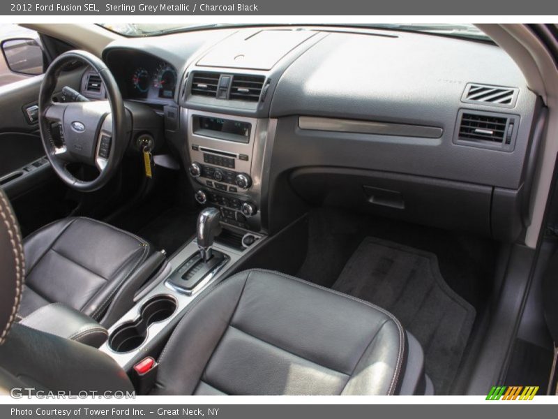 Sterling Grey Metallic / Charcoal Black 2012 Ford Fusion SEL