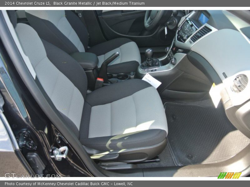 Black Granite Metallic / Jet Black/Medium Titanium 2014 Chevrolet Cruze LS