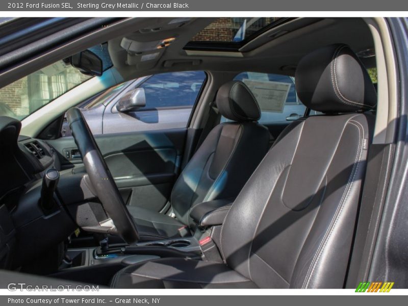 Sterling Grey Metallic / Charcoal Black 2012 Ford Fusion SEL