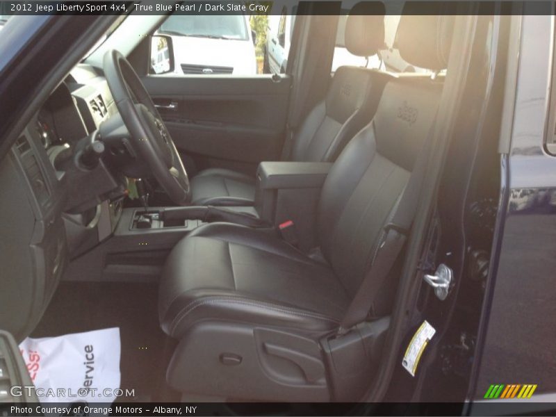 True Blue Pearl / Dark Slate Gray 2012 Jeep Liberty Sport 4x4