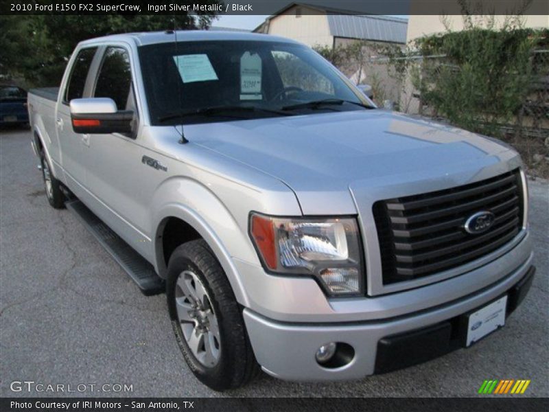 Ingot Silver Metallic / Black 2010 Ford F150 FX2 SuperCrew