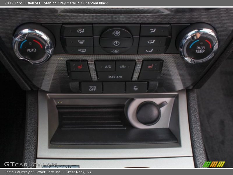 Sterling Grey Metallic / Charcoal Black 2012 Ford Fusion SEL