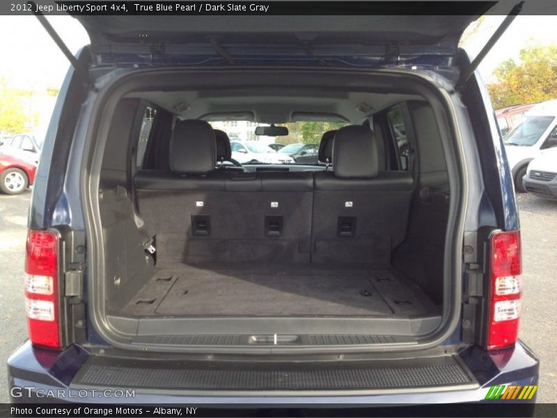True Blue Pearl / Dark Slate Gray 2012 Jeep Liberty Sport 4x4