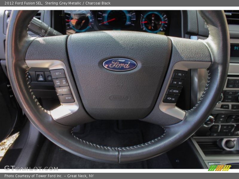 Sterling Grey Metallic / Charcoal Black 2012 Ford Fusion SEL