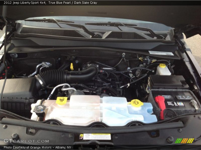 True Blue Pearl / Dark Slate Gray 2012 Jeep Liberty Sport 4x4