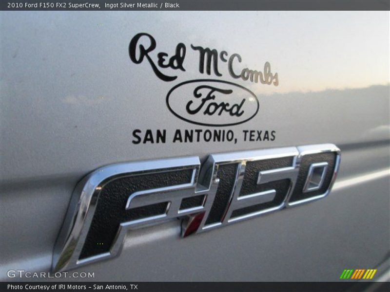 Ingot Silver Metallic / Black 2010 Ford F150 FX2 SuperCrew