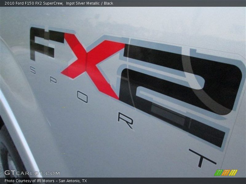 Ingot Silver Metallic / Black 2010 Ford F150 FX2 SuperCrew