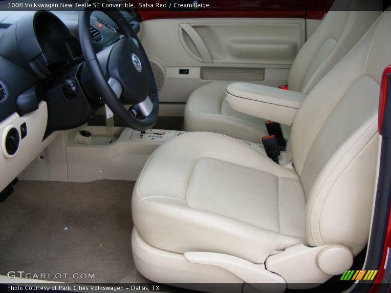 Salsa Red / Cream Beige 2008 Volkswagen New Beetle SE Convertible