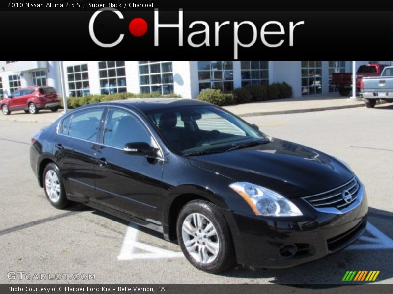 Super Black / Charcoal 2010 Nissan Altima 2.5 SL