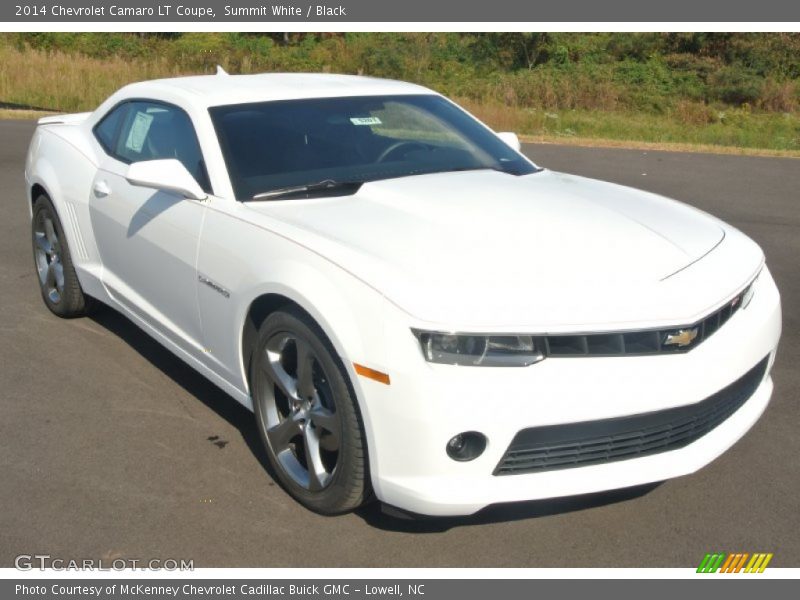 Summit White / Black 2014 Chevrolet Camaro LT Coupe