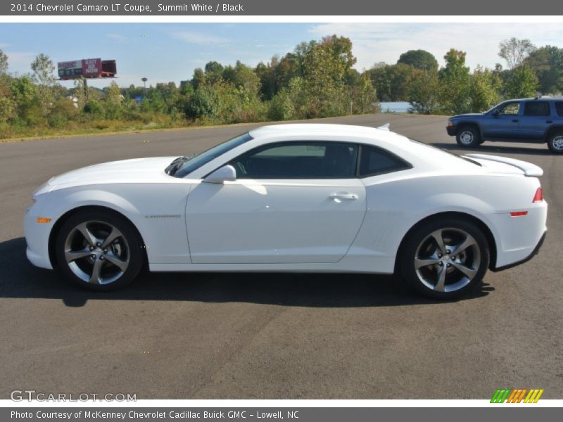 Summit White / Black 2014 Chevrolet Camaro LT Coupe