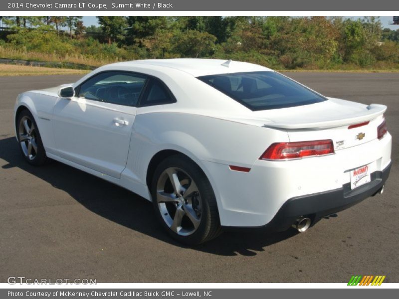 Summit White / Black 2014 Chevrolet Camaro LT Coupe