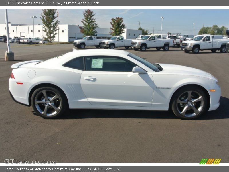Summit White / Black 2014 Chevrolet Camaro LT Coupe