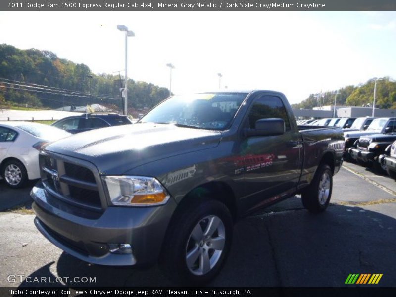 Mineral Gray Metallic / Dark Slate Gray/Medium Graystone 2011 Dodge Ram 1500 Express Regular Cab 4x4