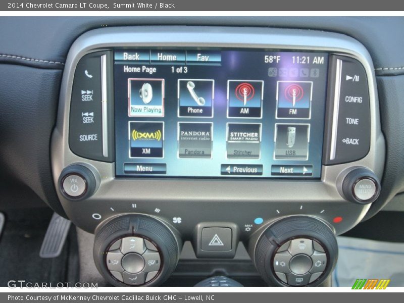 Summit White / Black 2014 Chevrolet Camaro LT Coupe