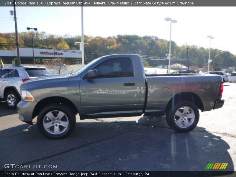 Mineral Gray Metallic / Dark Slate Gray/Medium Graystone 2011 Dodge Ram 1500 Express Regular Cab 4x4