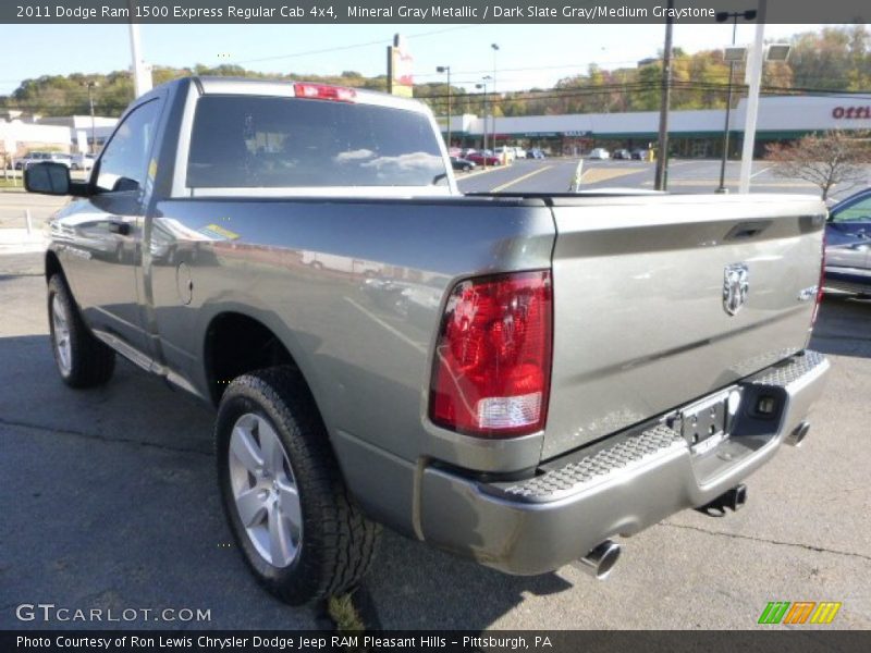 Mineral Gray Metallic / Dark Slate Gray/Medium Graystone 2011 Dodge Ram 1500 Express Regular Cab 4x4