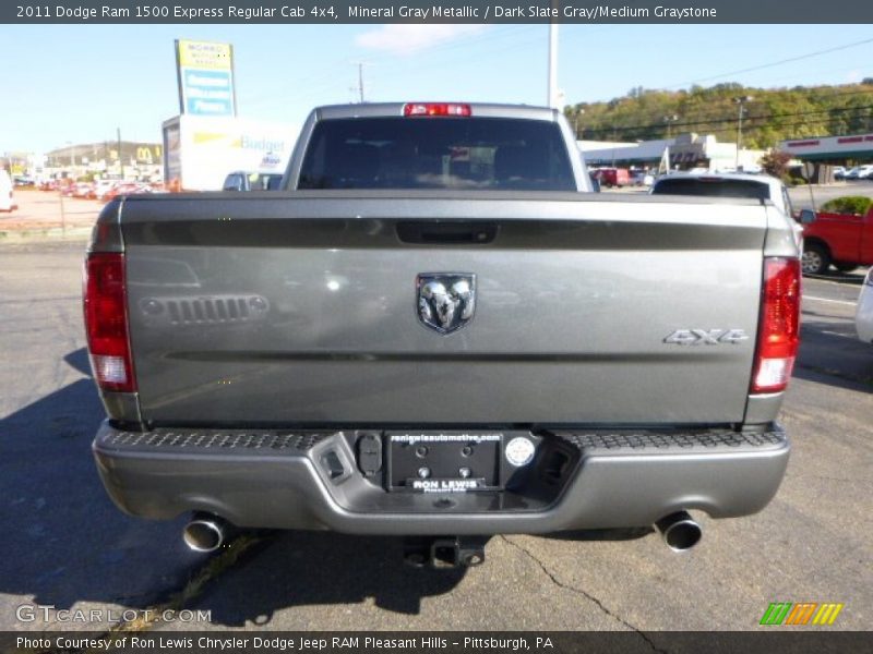 Mineral Gray Metallic / Dark Slate Gray/Medium Graystone 2011 Dodge Ram 1500 Express Regular Cab 4x4