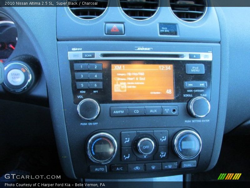 Super Black / Charcoal 2010 Nissan Altima 2.5 SL