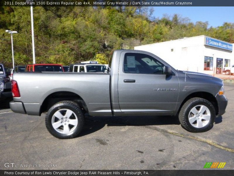 Mineral Gray Metallic / Dark Slate Gray/Medium Graystone 2011 Dodge Ram 1500 Express Regular Cab 4x4