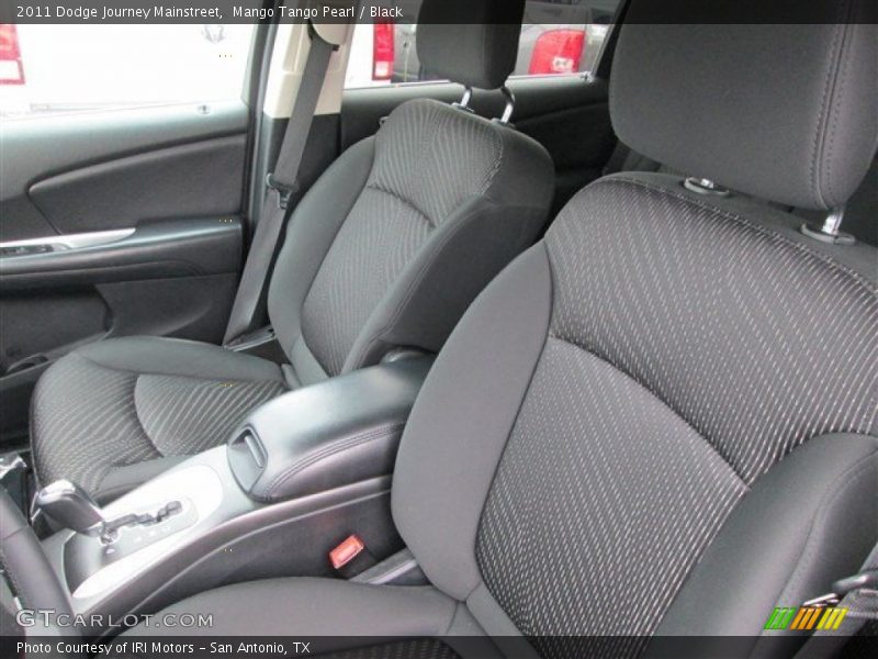 Mango Tango Pearl / Black 2011 Dodge Journey Mainstreet