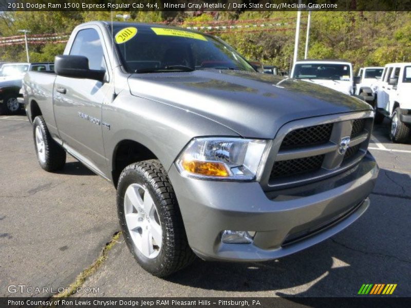 Mineral Gray Metallic / Dark Slate Gray/Medium Graystone 2011 Dodge Ram 1500 Express Regular Cab 4x4