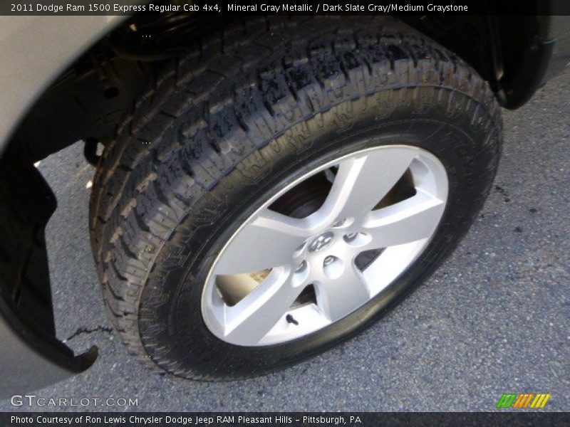 Mineral Gray Metallic / Dark Slate Gray/Medium Graystone 2011 Dodge Ram 1500 Express Regular Cab 4x4