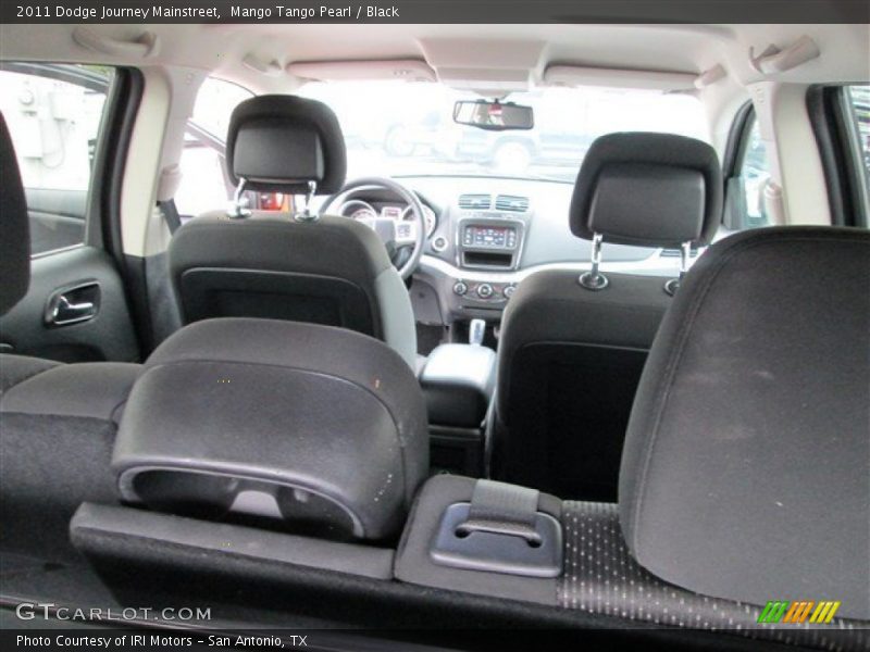 Mango Tango Pearl / Black 2011 Dodge Journey Mainstreet