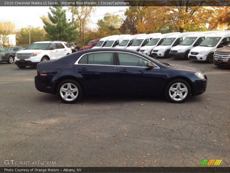 Imperial Blue Metallic / Cocoa/Cashmere 2010 Chevrolet Malibu LS Sedan
