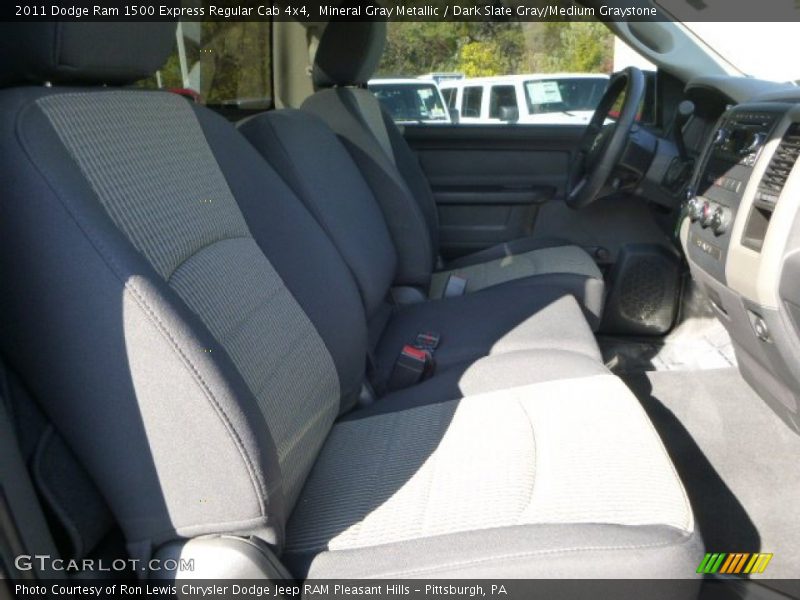 Mineral Gray Metallic / Dark Slate Gray/Medium Graystone 2011 Dodge Ram 1500 Express Regular Cab 4x4
