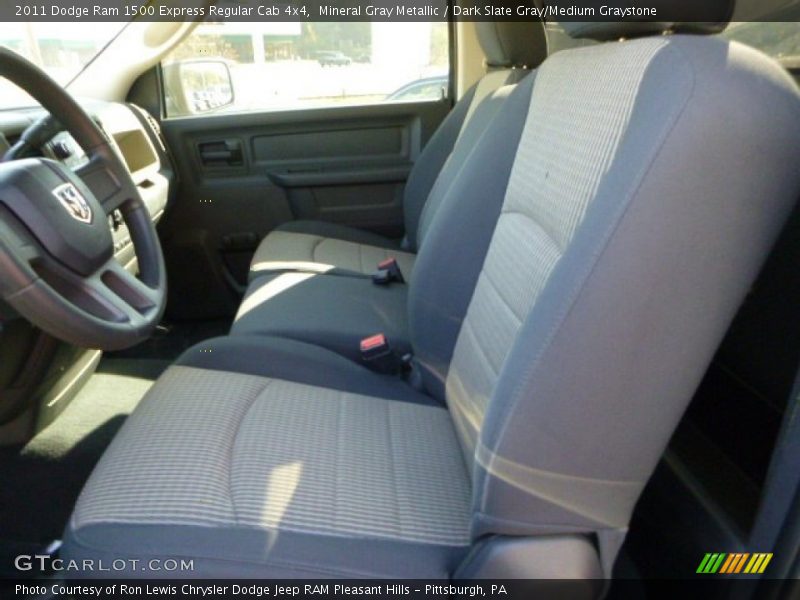 Mineral Gray Metallic / Dark Slate Gray/Medium Graystone 2011 Dodge Ram 1500 Express Regular Cab 4x4