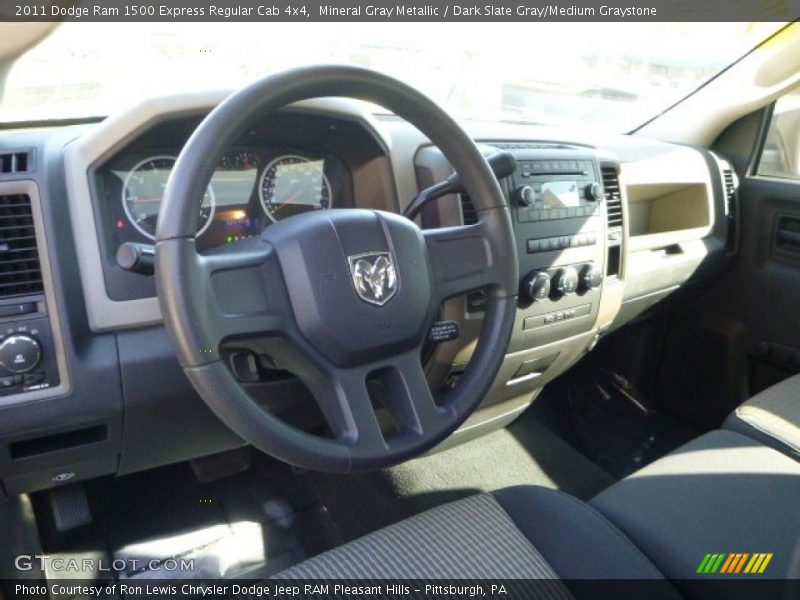 Mineral Gray Metallic / Dark Slate Gray/Medium Graystone 2011 Dodge Ram 1500 Express Regular Cab 4x4