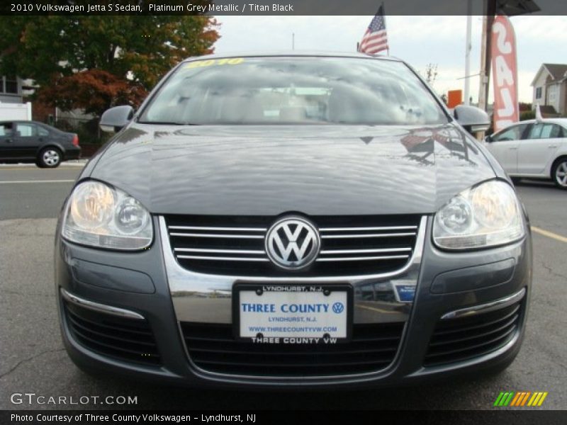 Platinum Grey Metallic / Titan Black 2010 Volkswagen Jetta S Sedan