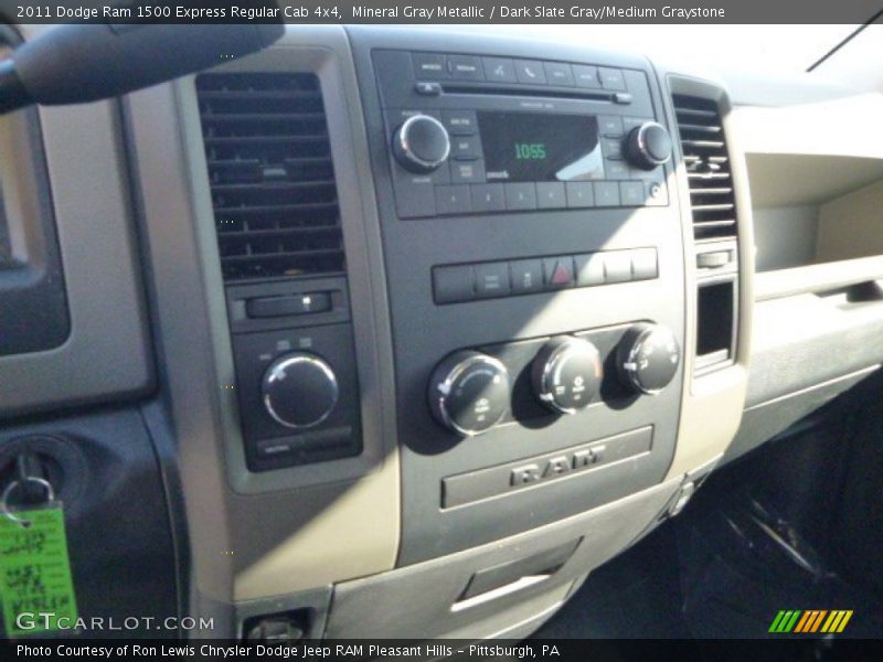Mineral Gray Metallic / Dark Slate Gray/Medium Graystone 2011 Dodge Ram 1500 Express Regular Cab 4x4
