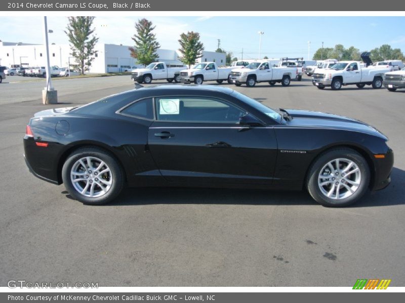Black / Black 2014 Chevrolet Camaro LS Coupe