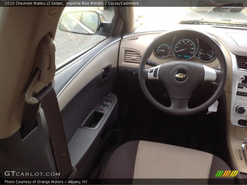 Imperial Blue Metallic / Cocoa/Cashmere 2010 Chevrolet Malibu LS Sedan
