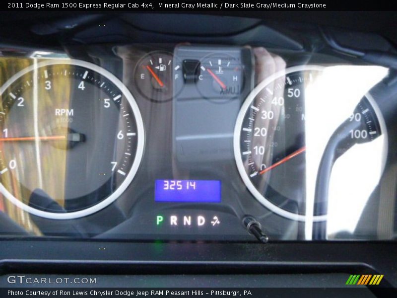 Mineral Gray Metallic / Dark Slate Gray/Medium Graystone 2011 Dodge Ram 1500 Express Regular Cab 4x4