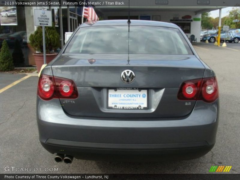 Platinum Grey Metallic / Titan Black 2010 Volkswagen Jetta S Sedan