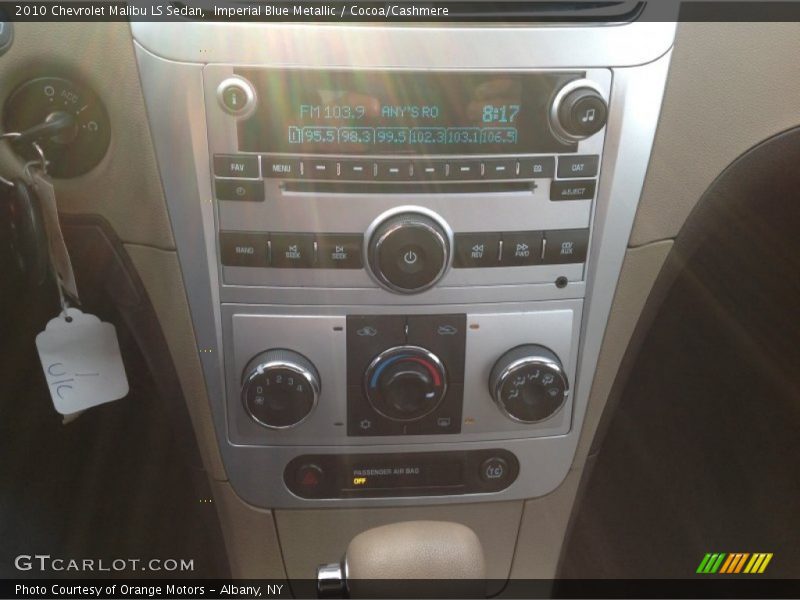 Imperial Blue Metallic / Cocoa/Cashmere 2010 Chevrolet Malibu LS Sedan