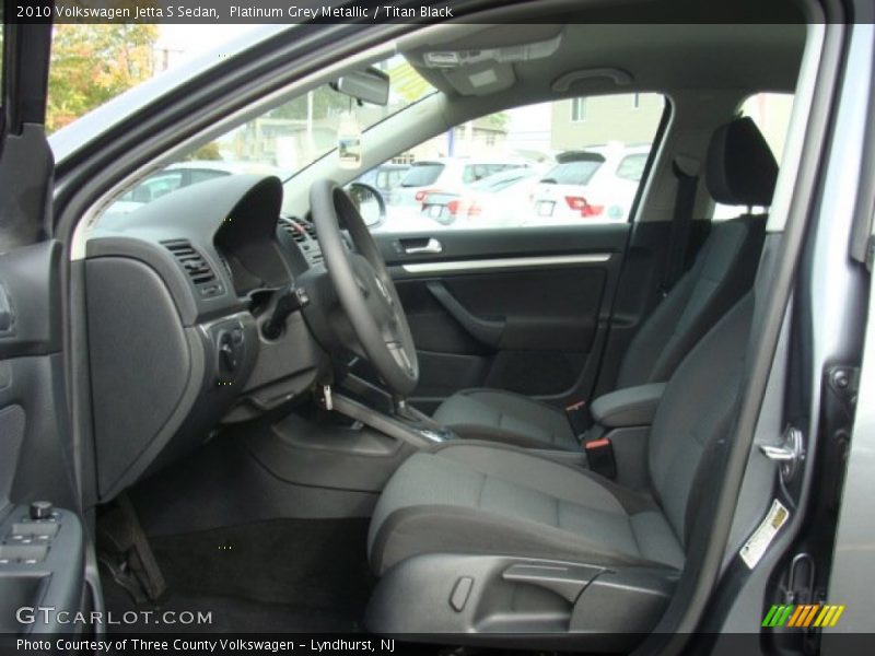 Platinum Grey Metallic / Titan Black 2010 Volkswagen Jetta S Sedan