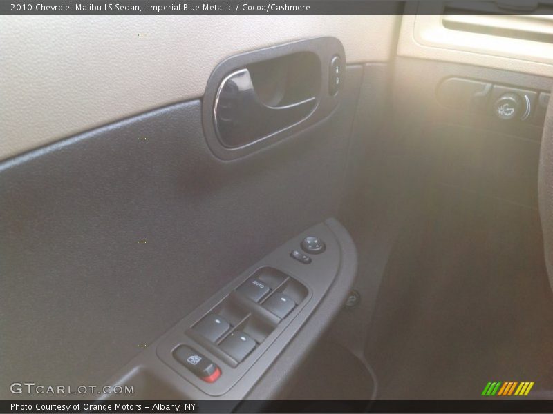 Imperial Blue Metallic / Cocoa/Cashmere 2010 Chevrolet Malibu LS Sedan