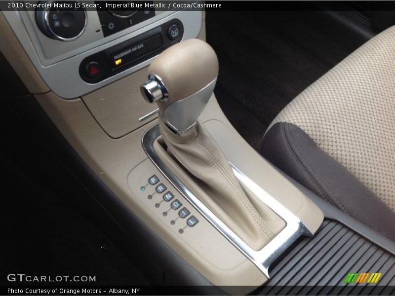Imperial Blue Metallic / Cocoa/Cashmere 2010 Chevrolet Malibu LS Sedan
