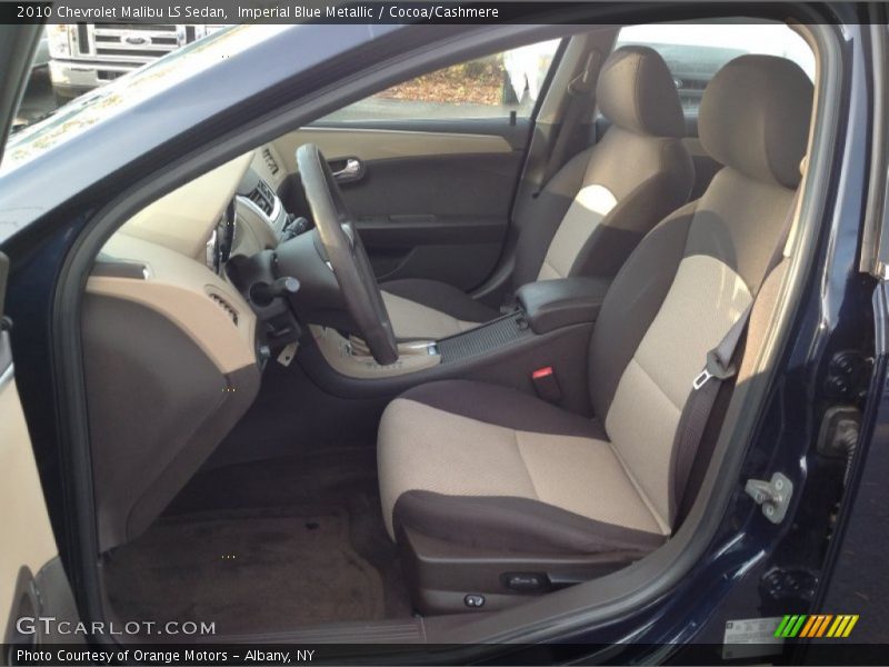 Imperial Blue Metallic / Cocoa/Cashmere 2010 Chevrolet Malibu LS Sedan