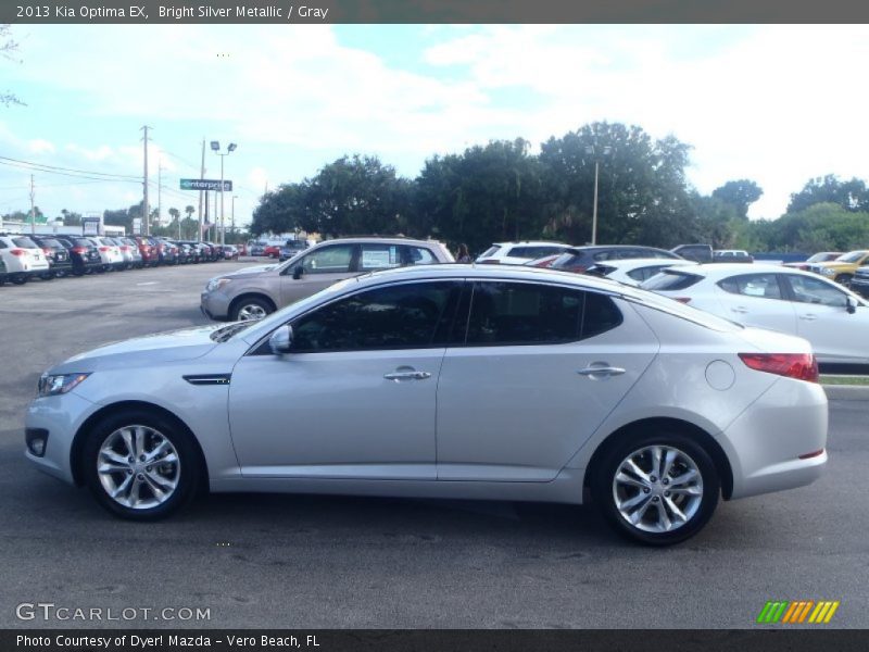 Bright Silver Metallic / Gray 2013 Kia Optima EX