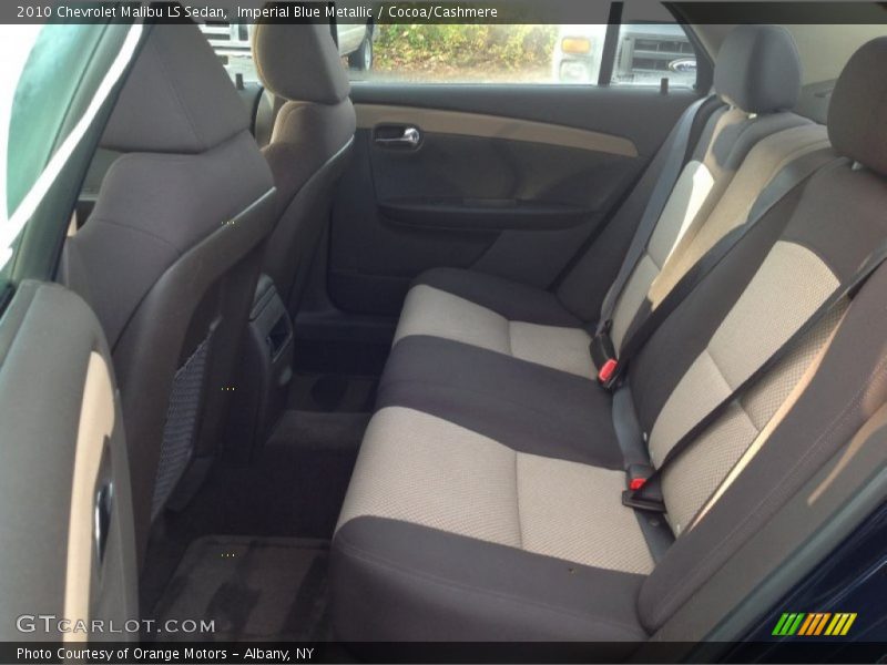 Imperial Blue Metallic / Cocoa/Cashmere 2010 Chevrolet Malibu LS Sedan