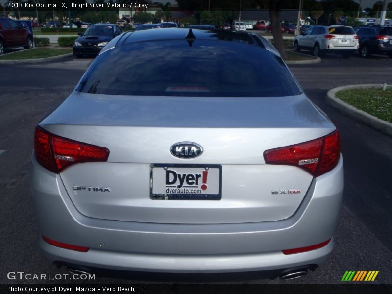 Bright Silver Metallic / Gray 2013 Kia Optima EX