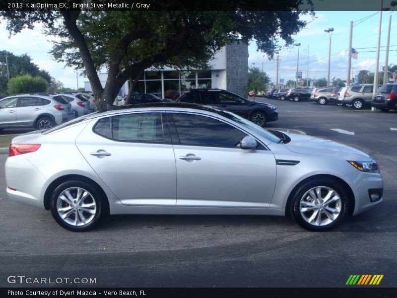 Bright Silver Metallic / Gray 2013 Kia Optima EX