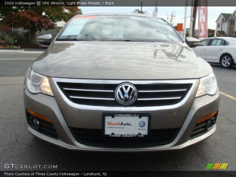 Light Brown Metallic / Black 2009 Volkswagen CC VR6 4Motion